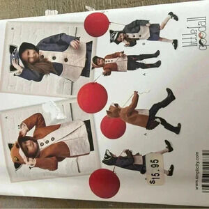 5/$25 Fox kid jacket size 3 sewing  pattern simplicity 1477